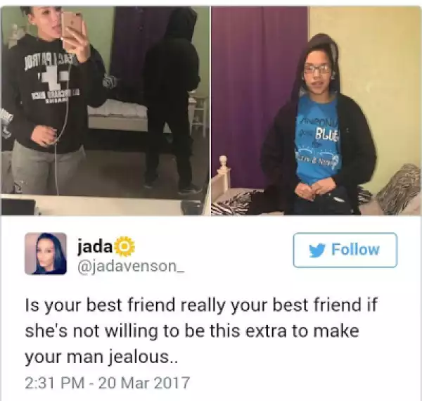 This girl tried to make her boyfriend jealous but did she go too far?